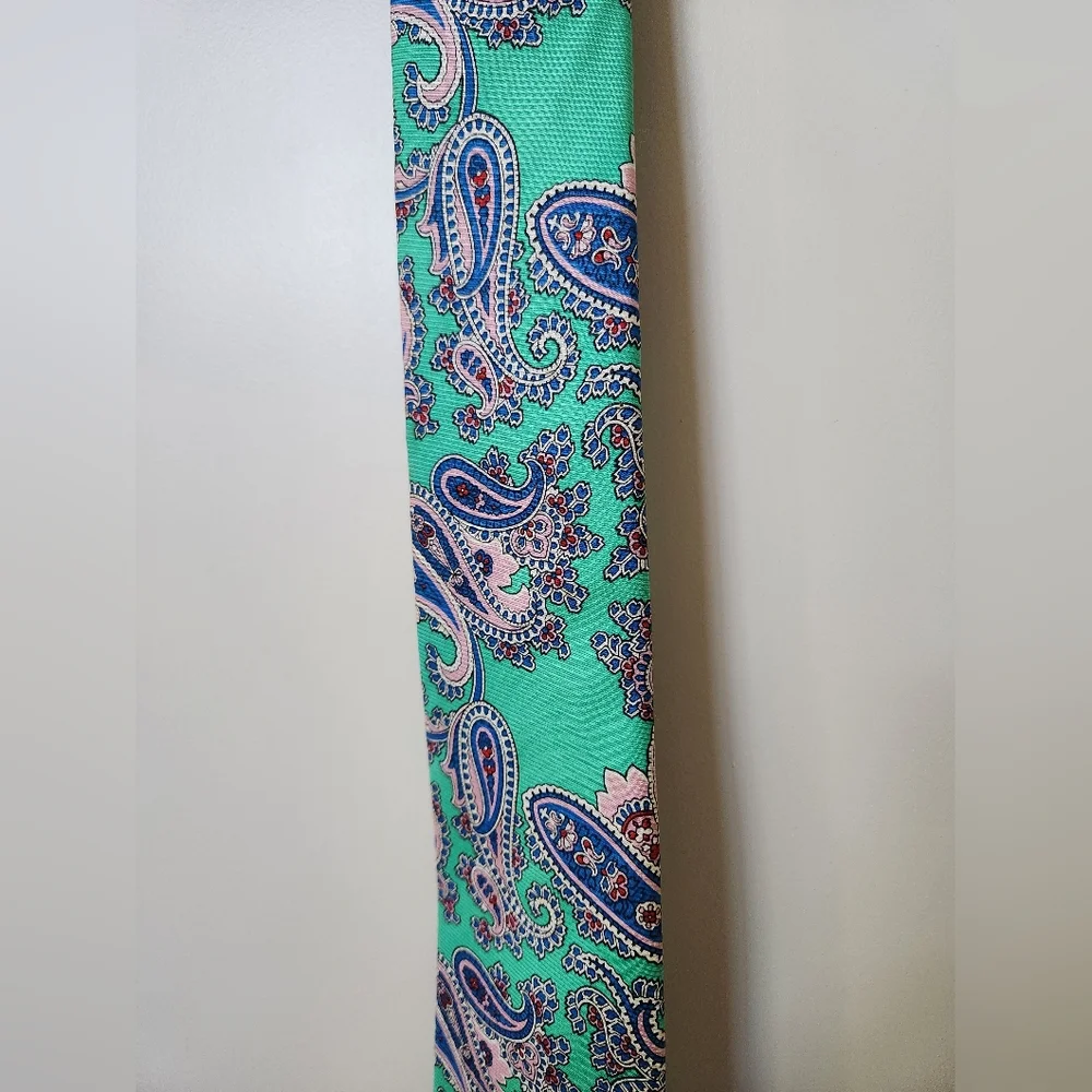 Vintage Chaps Ralph Lauren Paisley Tie - Handbag Twilly Scarf